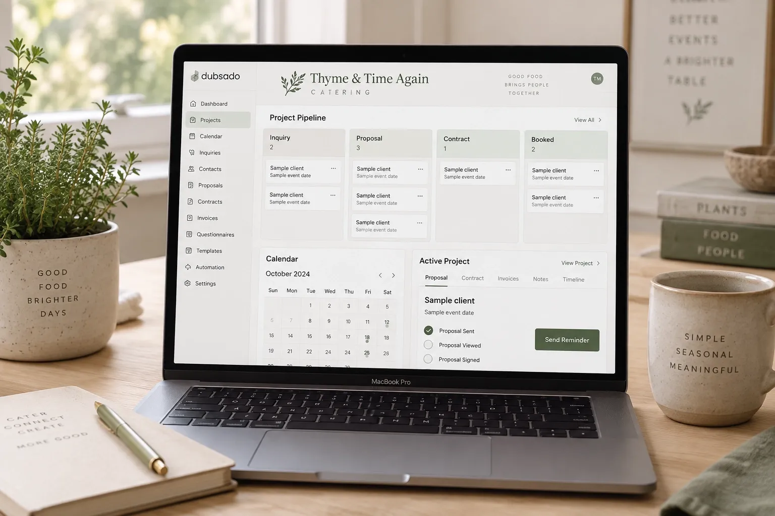 Privacy-safe sample of the Thyme and Time Again enquiry system