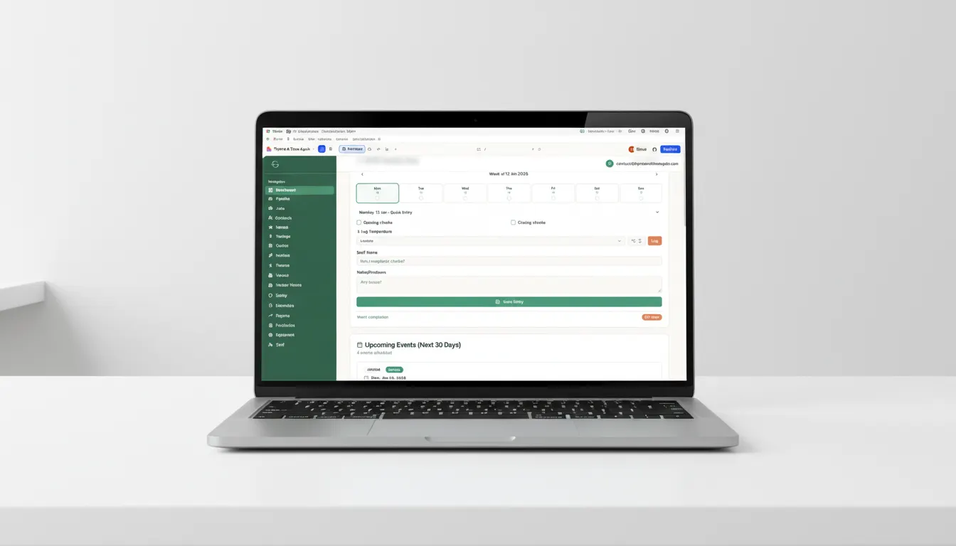 Thyme and Time Again CRM setup by WebKatie