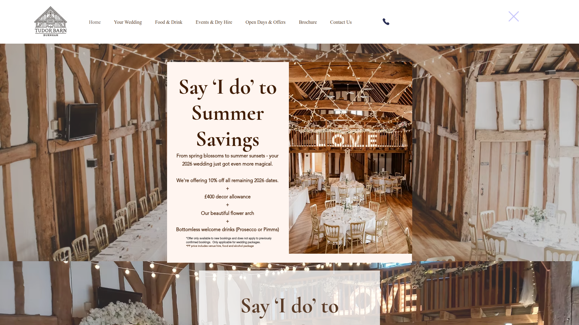 Hospitality web design — Restaurants, caterers & food businesses